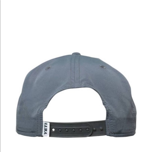 Yeti Coolers Authentic Blue Gray Logo SnapBack Hat - Picture 8 of 8